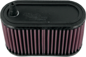 High Flow Air Filter Red, Black