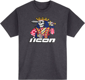 Tricou Icon Suicide King Gray