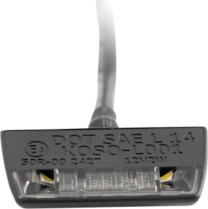 Blade Led License Plate Light Black