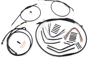 Jail Bar Cable Kit Black, 1, nordicamoto.ro