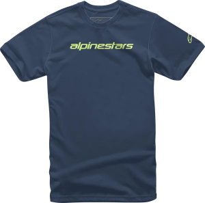 Linear Wordmark T-shirt Blue  S, 1, nordicamoto.ro