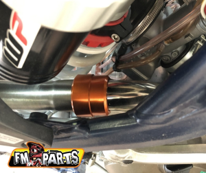 Rezonátor + alumínium kipufogószerelvény KTM/Husqvarna 2017–2020-as modellekhez, narancssárga, Fm-Parts, 2, nordicamoto.ro