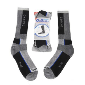 OXSOCKS Oxford zokni, fekete/szürke