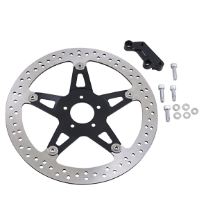 Big Brake Floating Rotor Kit Black, Silver, 3, nordicamoto.ro