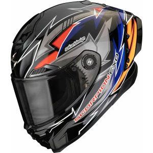 Casca integrala sport SCORPION EXO-RACE AIR MOVE ON L Negru/Albastru/Portocaliu, 5, nordicamoto.ro