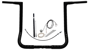 1-1/4(r) Ez Install Flat Top Handlebar Kit Black, 1, nordicamoto.ro