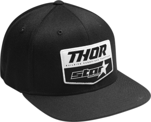 Hat Star Racing Chvrn Bk Black 