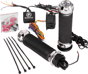 Apex Heated Grips Silver