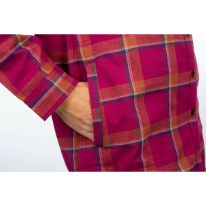 Cămașă flanel damă  Klim Kinsey Midweight Asphalt Heather (Non-Current), 3, nordicamoto.ro