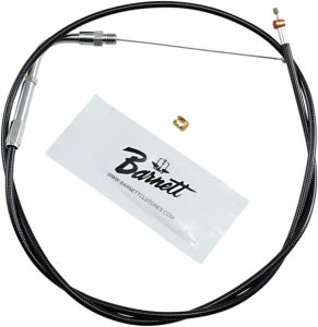 Black Vinyl Throttle/idle Cable Black +152 mm (6''), 1, nordicamoto.ro