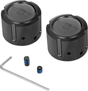 Front Axle Nut Cover Black, 1, nordicamoto.ro
