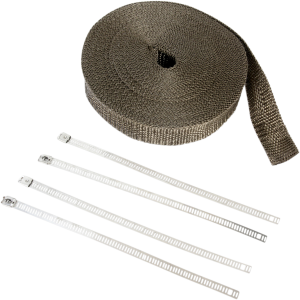 Lava Rock Exhaust Wrap Kit Silver, 1, nordicamoto.ro