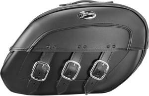 Rigid-mount Universal Drifter Slant Saddlebags Black, 1, nordicamoto.ro