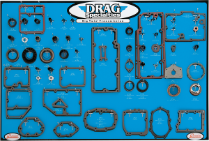 Gasket, Seal And O-ring Display For Big Twin 5-speed Transmissions
