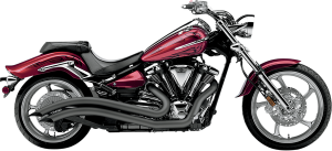 Speedster Swept Exhaust System Black, 1, nordicamoto.ro