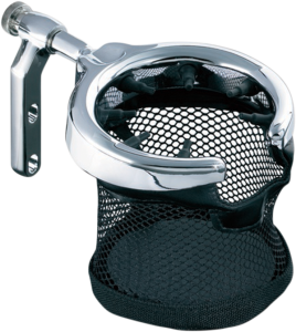 Universal Drink Holder With Basket Black, 2, nordicamoto.ro