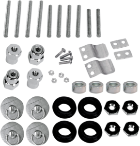 S4 Quick-disconnect Saddlebag Docking Post And Fastener Kit Gray, 1, nordicamoto.ro