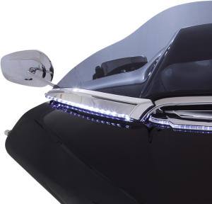 Horizon Led Lighted Windshield Trim Chrome, 1, nordicamoto.ro