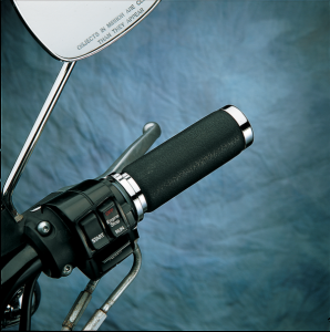 Textured Black Rubber Grips Black