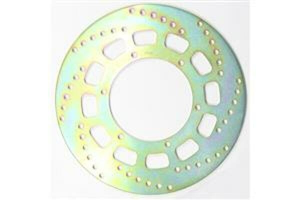 Round Hpsr Solid Brake Rotor Gold, Stainless Steel, Zinc