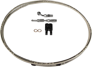 Byo® Build-your-own Dot Hydraulic Clutch Line Kit Chrome