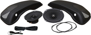 Saddlebag Lid And Xl Speaker Kit Black, 3, nordicamoto.ro