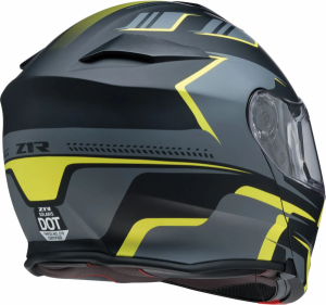 Solaris 2.0 Slater Z1R felhajtható sisak, sárga/fekete, M-es méret, 5, nordicamoto.ro
