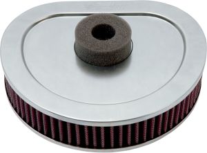 High Flow Replacement Air Filter Black, Red