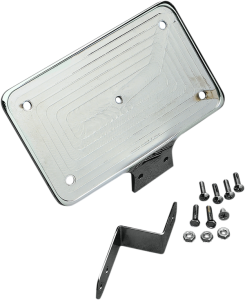 Laydown License Plate Mount Chrome
