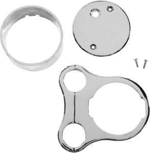 Tee-bar Gauge Mounts Chrome, 1, nordicamoto.ro