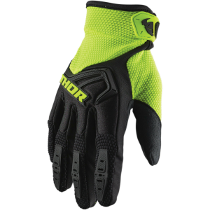 THOR Spectrum fekete/fluo acid kesztyű, nordicamoto.ro