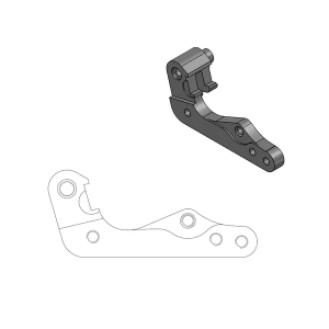 OEM féknyereg-rögzítő konzol, fekete, 1, nordicamoto.ro