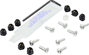 Screen Bolt Aluminium Silver