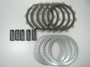 Tengelykapcsoló tárcsák, távtartók és rugó (készlet) a Suzuki RM 80 (91–01) és RM 85 (02–13) Psyhic modellekhez, nordicamoto.ro