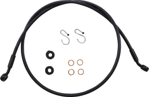 Xr Stainless Dot Brake Line Kit Black, Black Pearl Oversize [+203 mm (8'')], 2, nordicamoto.ro