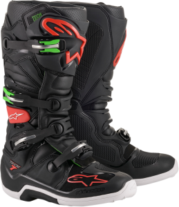 Boot Tech 7 Bk-rd-gn 7 Black, Green, Red, White 