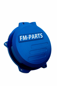 FM-Parts tengelykapcsoló-burkolat KTM/HSQ/GasGas 250/300 (2024–2025) kék, nordicamoto.ro
