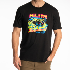 Klim Snowcrest Tri-blend póló – fehér – császári kék, 4, nordicamoto.ro