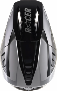 Supertech M5 Rayon Mx Helmet Black, Gray, Silver 