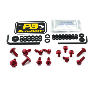 Fairing Bolt Kit For Kawasaki Red