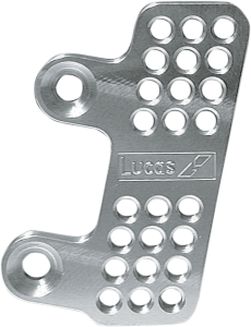 Footpeg Adapter Plate Silver, 2, nordicamoto.ro