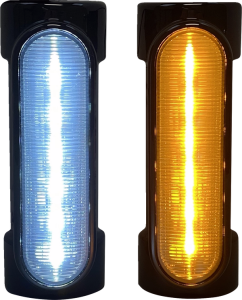 Dynamic Amber/white Engine Guard Leds Black, 2, nordicamoto.ro