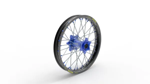 Elite Mx-en kerékpárfelni, ezüst küllők, fekete, kék, ezüst, 2, nordicamoto.ro
