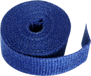 Fiberglass Exhaust Wrap Blue, 1, nordicamoto.ro