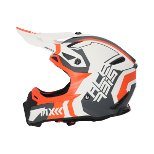 Acerbis Profile 5 sisak, fehér/narancssárga, 3, nordicamoto.ro
