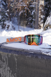 AMOQ Vision Vent+ Magnetic Goggles Gray/Orange - Gold Mirror, 4, nordicamoto.ro