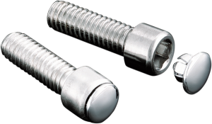 Custom Hot Spots End Plug Silver, 1, nordicamoto.ro