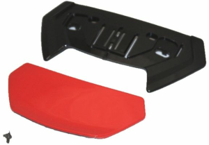 SHOEI GTA sisak felső szellőzőnyílás-kiegészítő, piros/fekete, 1, nordicamoto.ro