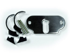 Motoscope Mini Handlebar Clip-on Bracket Polished, 3, nordicamoto.ro