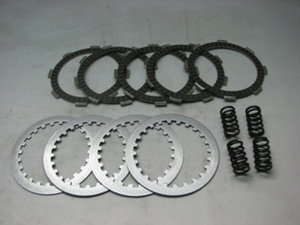 Tengelykapcsoló tárcsák, távtartók és rugó (készlet) a Honda CR 80 (85–02), CR 85 (03–0) Psyhic modellekhez, nordicamoto.ro